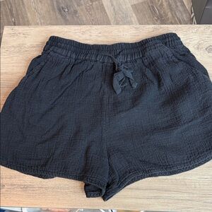 Aritzia brand Wilfred - XS - Black Cotton Shorts - Elastic Waist